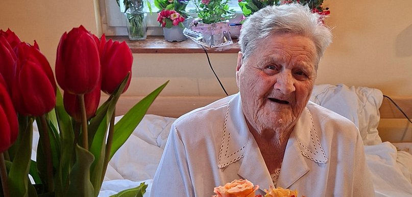 Pani Irena z Rozlazłowa ma sto lat i wiele do opowiedzenia