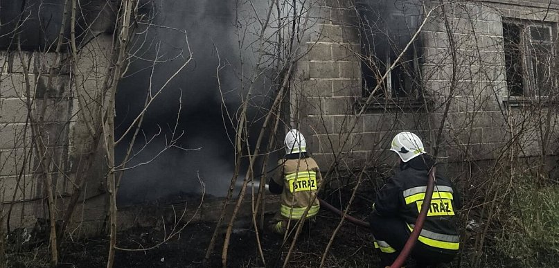 Pożar budynku mieszkalnego w Famułkach Królewskich