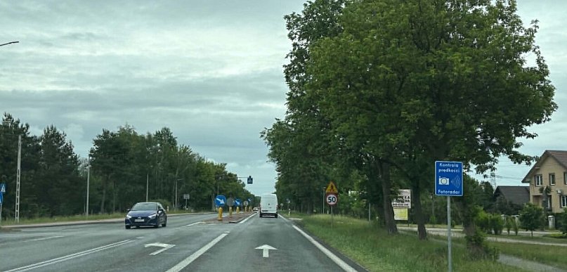 Nowy radar na DK 92, jest też ograniczenie prędkości