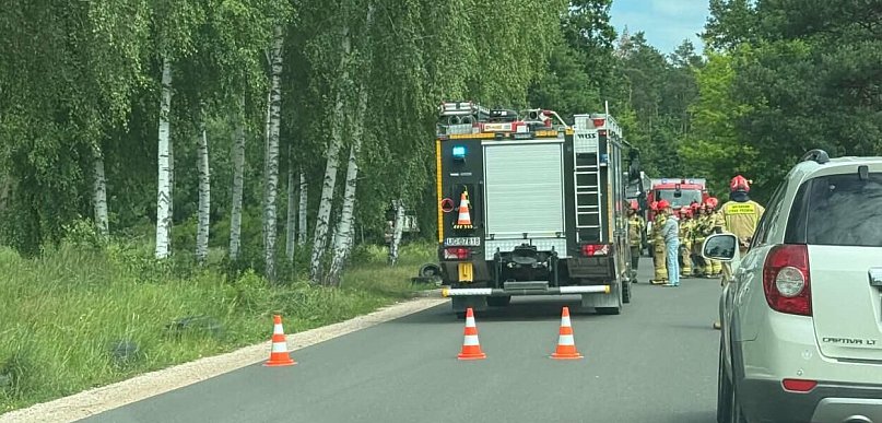 Pilne: wypadek koło Kożuszek, są utrudnienia