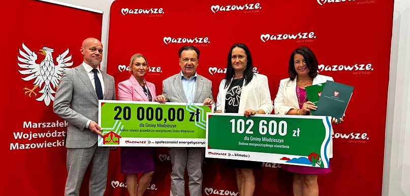 Kolejne dwie dotacje dla Gminy Młodzieszyn z budżetu Mazowsza