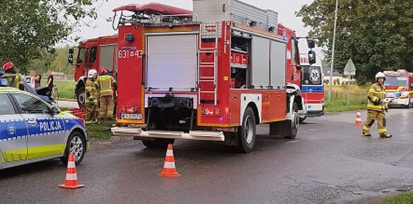 Wypadek w Kożuszkach Parcel, trwa akcja ratunkowa - 88697