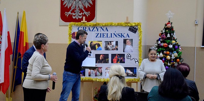 Aktorka Grażyna Zielińska z wizytą w Nowej Suchej - 89697