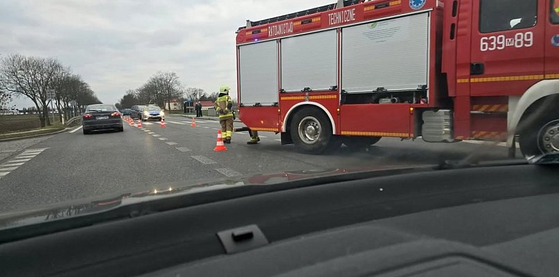 Wypadek na DK 92 w miejscowości Seroki Wieś - 90202