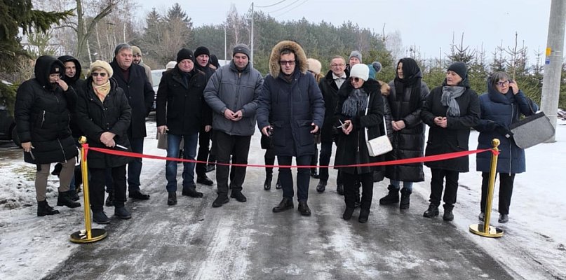 Nowa droga w Krzyżyku Iłowskim uroczyście odebrana - 90874