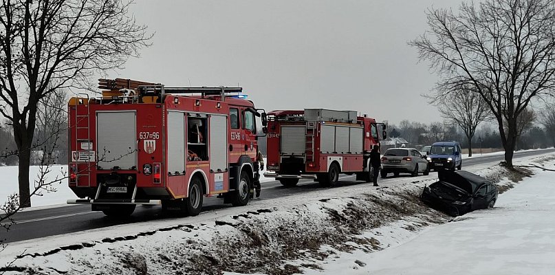 Pilne: jest bardzo ślisko, wiele zdarzeń w powiecie