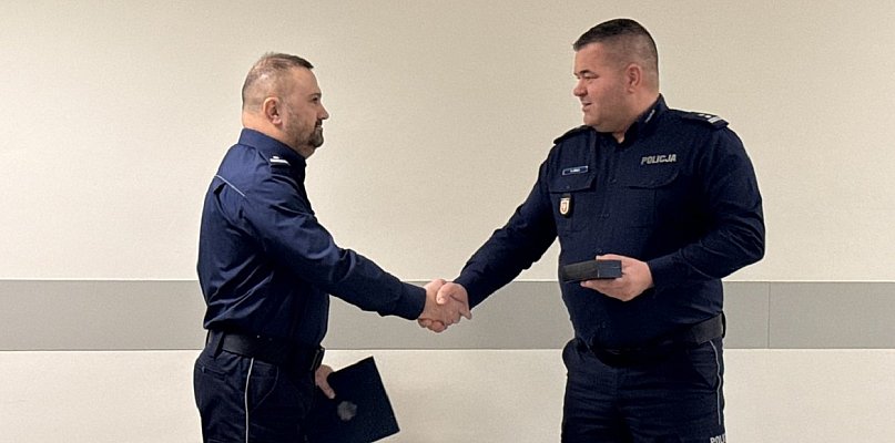 Awans podinsp. Pawła Dubieleckiego z KPP Sochaczew