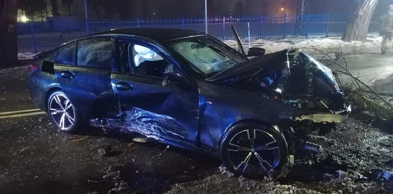Policja o wypadku na Chopina: kierowca był nietrzeźwy
