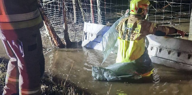 Mamy lokalne podtopienia w powiecie