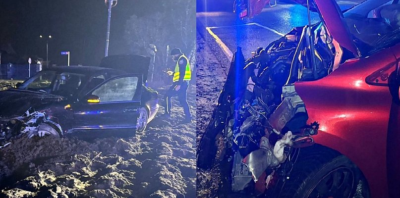 Zdarzenie drogowe w Młodzieszynie, strażacy: wyglądało groźnie