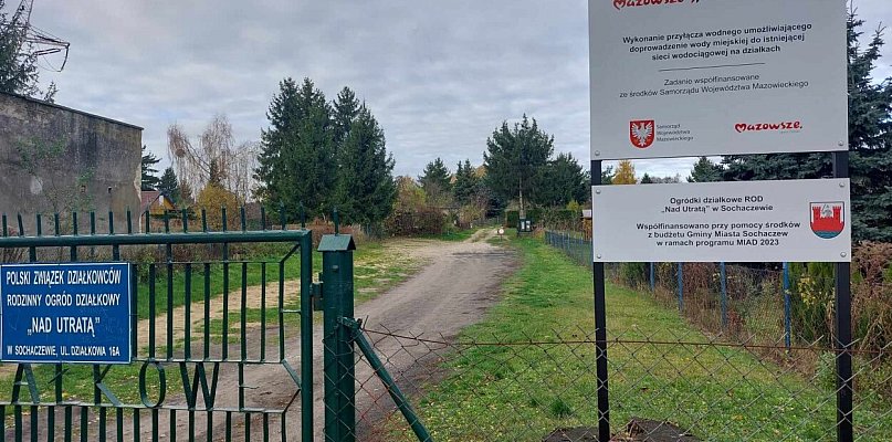 Działkowcy z powiatu sochaczewskiego ze wsparciem marszałka