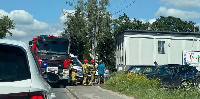Potrącenie rowerzystki w Boryszewie