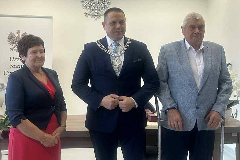 Długoletnie małżeństwa z Gminy Brochów uhonorowane