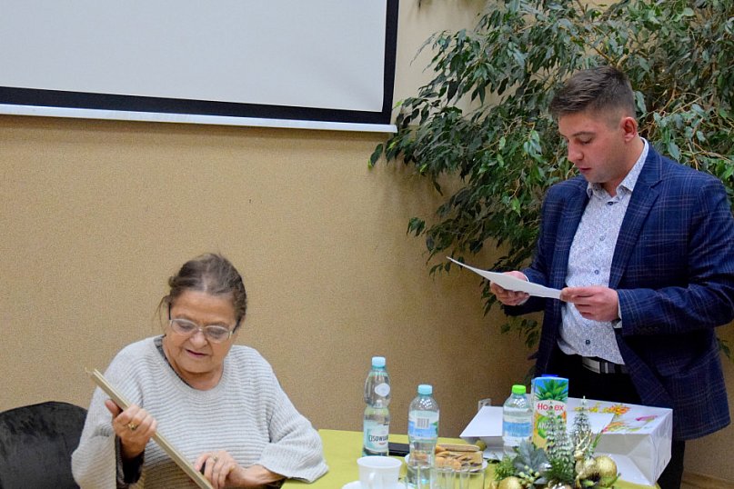 Grażyna Zielińska z wizytą w Nowej Suchej