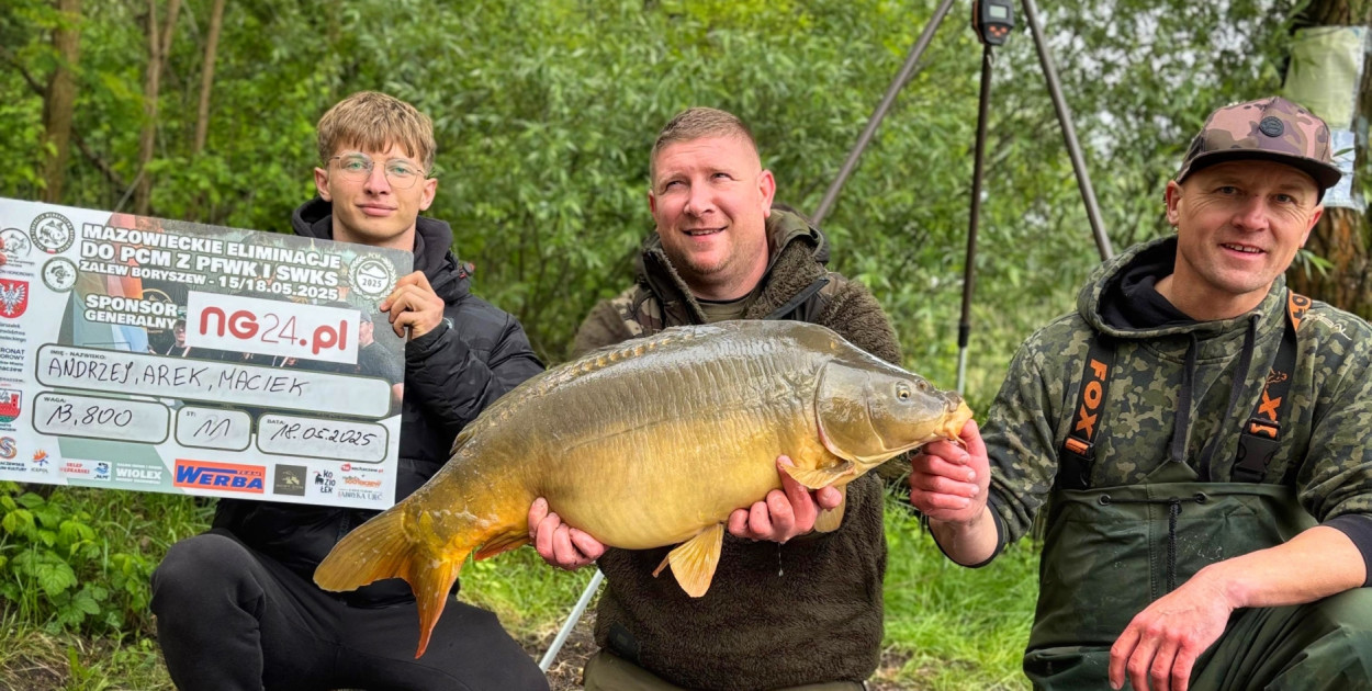 Karpiowe zawody nad zalewem w Boryszewie rozstrzygnięte