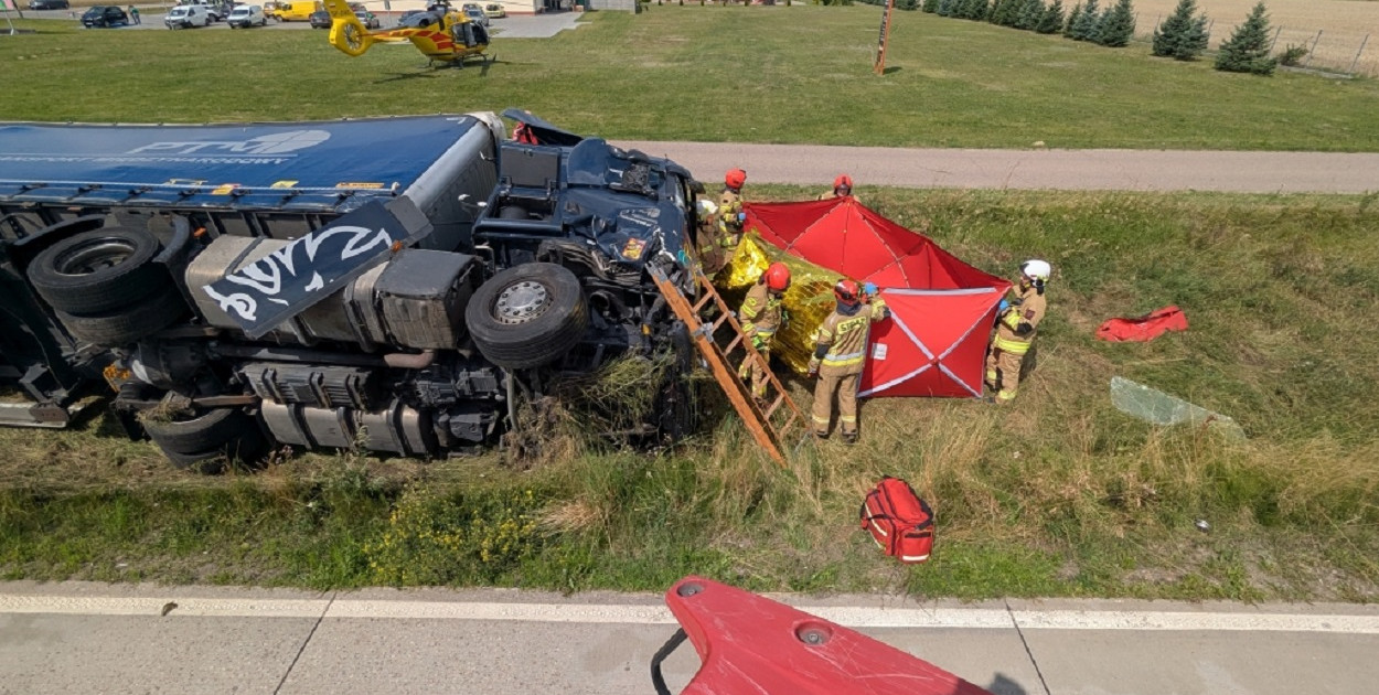 Wypadek na DK 50 w Młodzieszynie, mamy nowe informacje