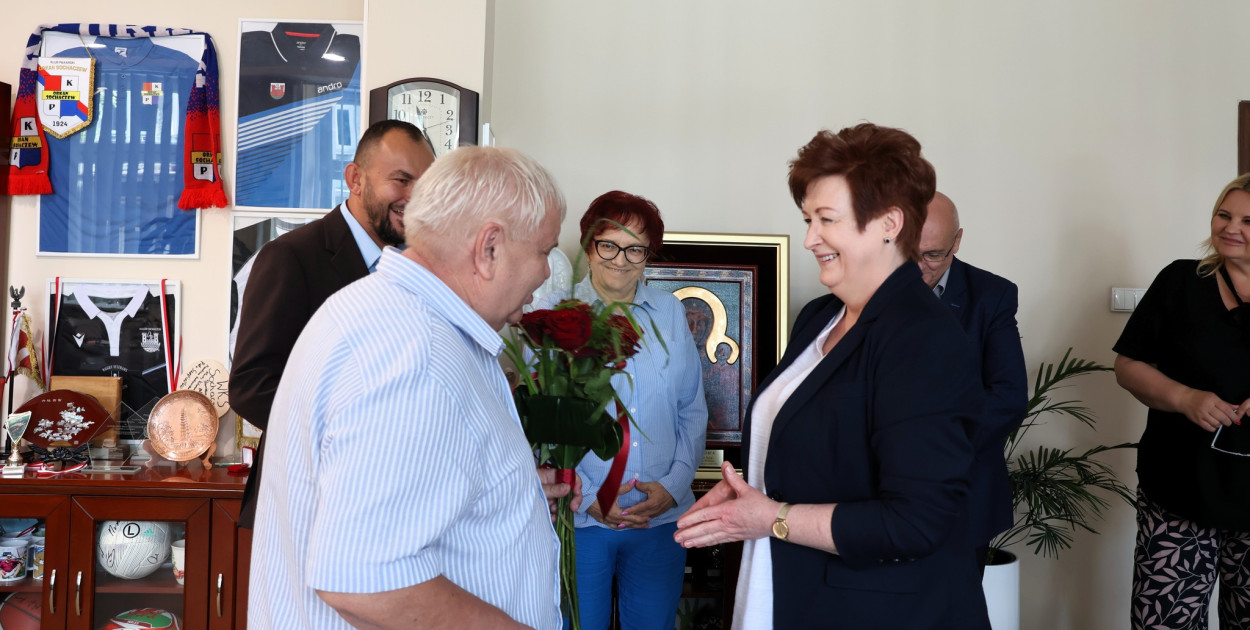 Kameralnie z gratulacjami dla Beaty Furman