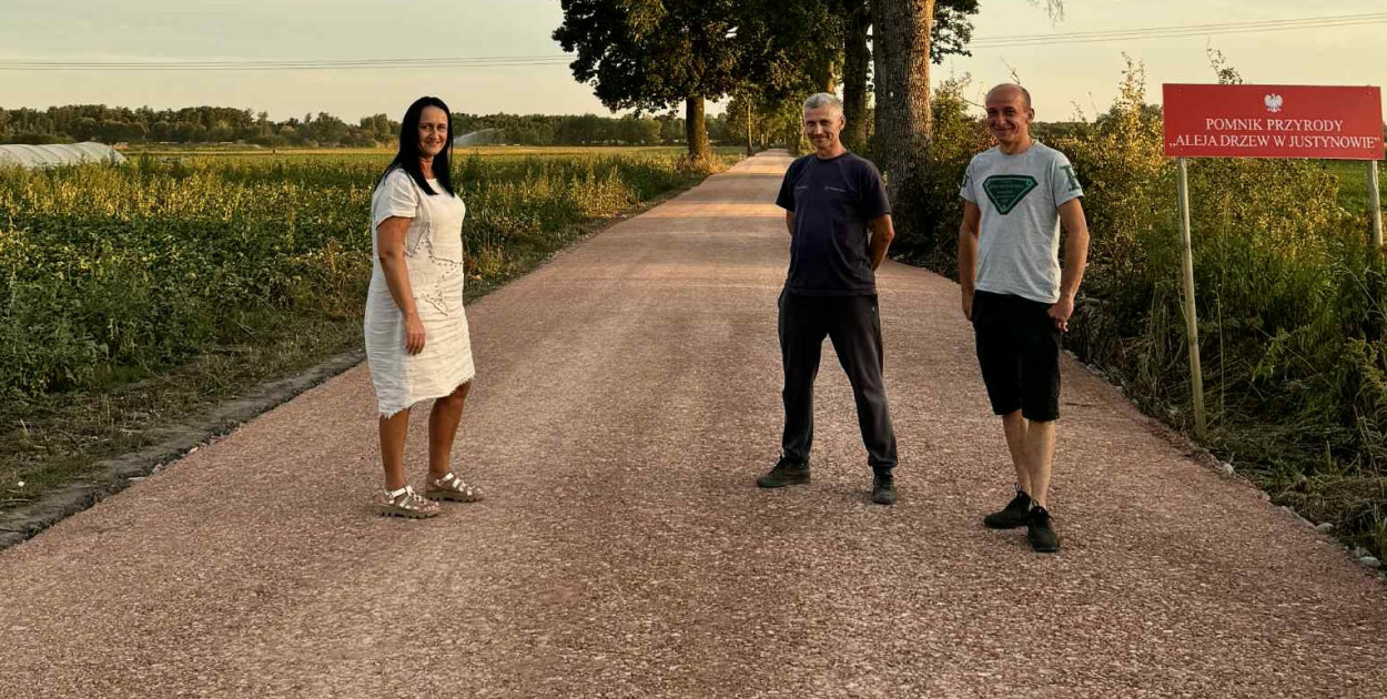 Ruszyła przebudowa Dębówki w Justynowie, w Gminie Młodzieszyn