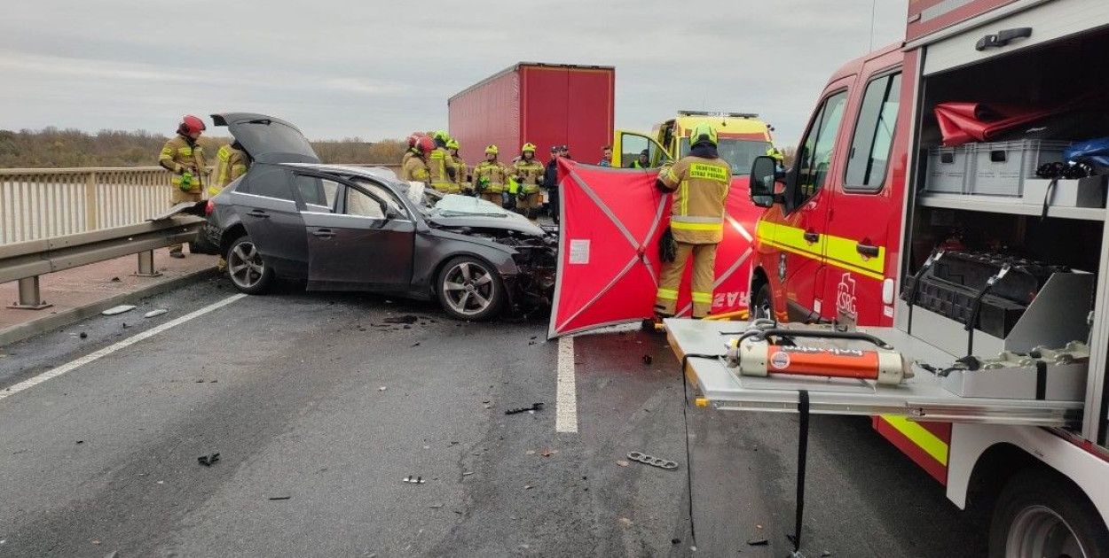 Śmiertelny wypadek na DK 50 między Nowym Kamionem a Wyszogrodem [AKTUALIZACJA]