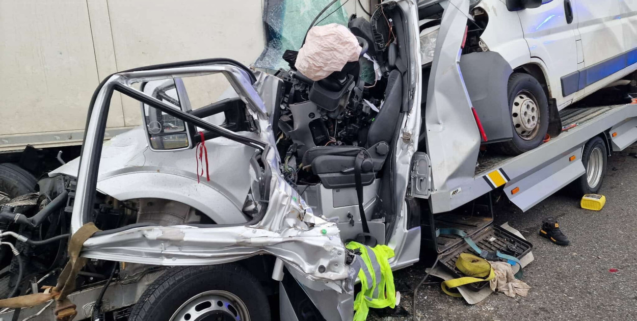 A2 całkowicie zablokowana w kierunku Warszawy