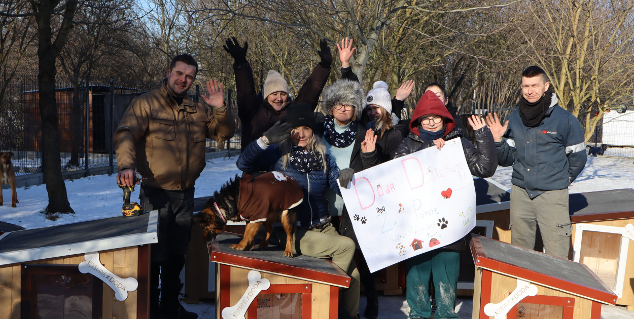 Nowe budy dla Kudłatych Przyjaciół Marty, pomogła sama Doda