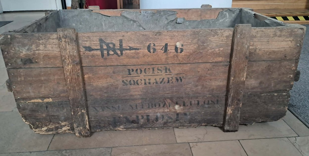Pocisk Sochaczew. Unikalny dar dla naszego muzeum