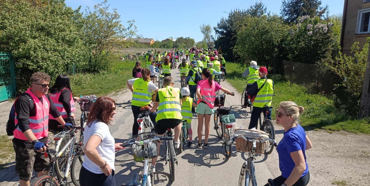 Majówkowy Piknik Rowerowy w Teresinie z integracją i poczęstunkiem