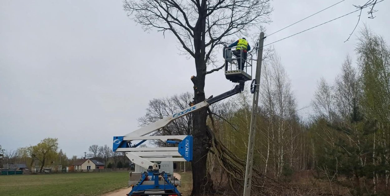 Rozbudowa oświetlenia ulicznego w Janowie, w Gminie Młodzieszyn