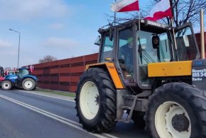 Strajk rolników w Kuznocinie