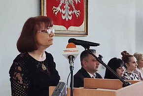 Maturzyści z ZS RCKU "Ogrodnik" Sochaczew  pożeg